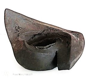 Vas geomorf, gresie, 48x30x30 cm
